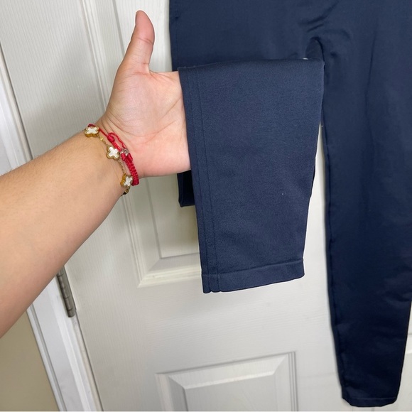 BLANQI Women’s Dark Blue Womens Ankle Length Maternity Leggings Sz L - Picture 2 of 7